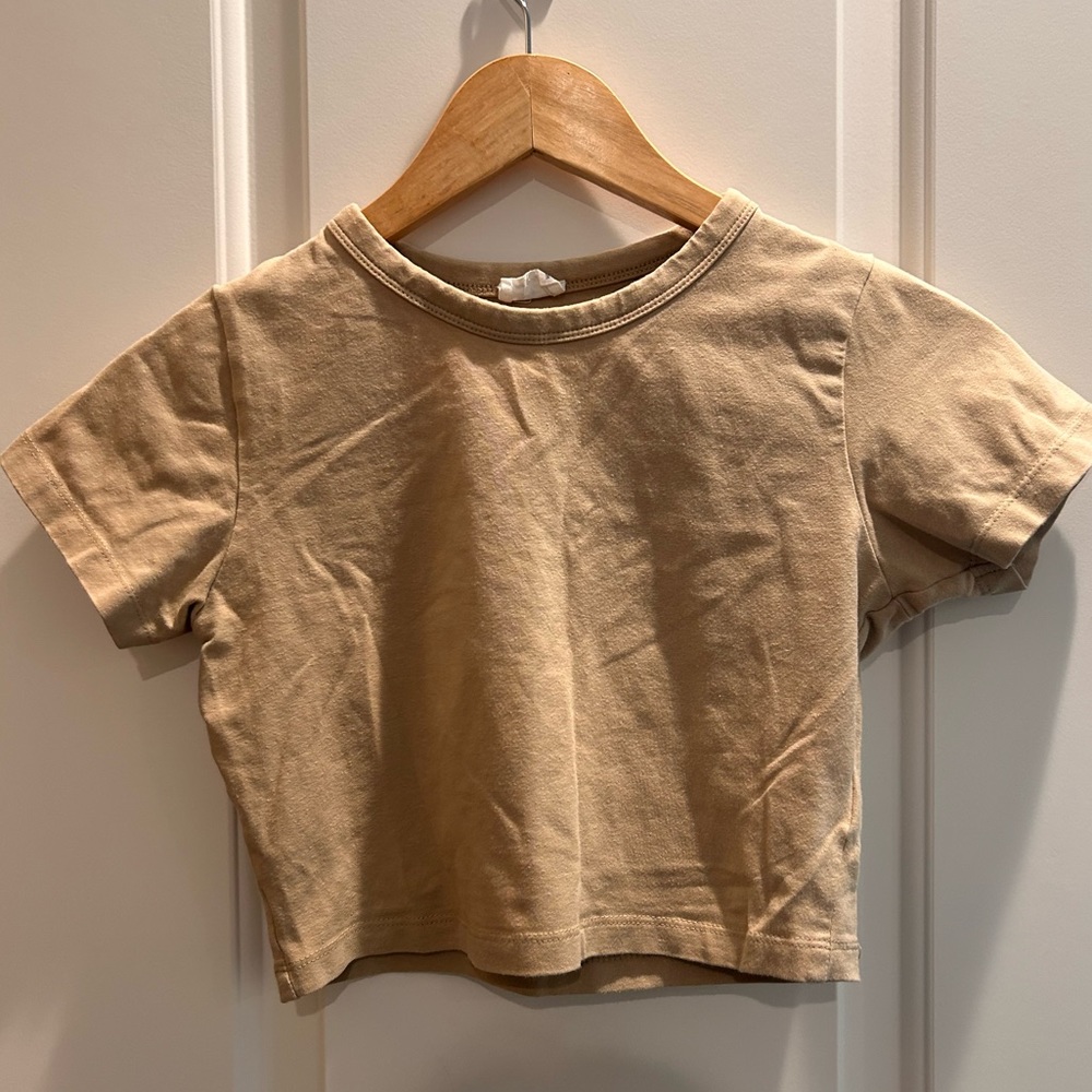Tan Cotton On crop top